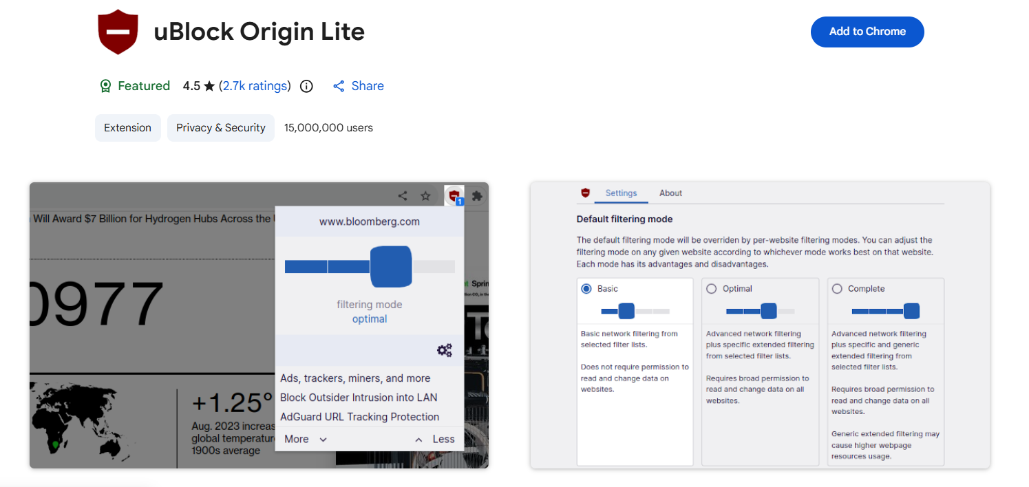 ublock origin lite extension 