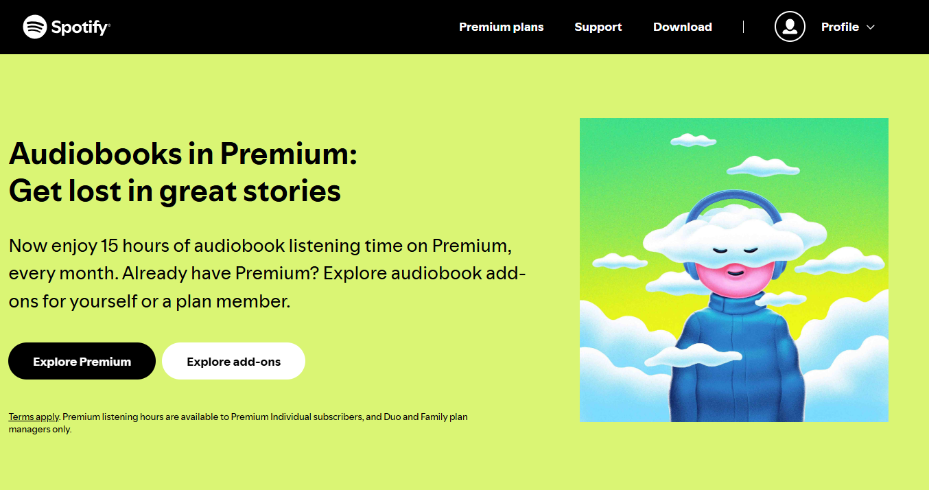 audiobooks on spotify