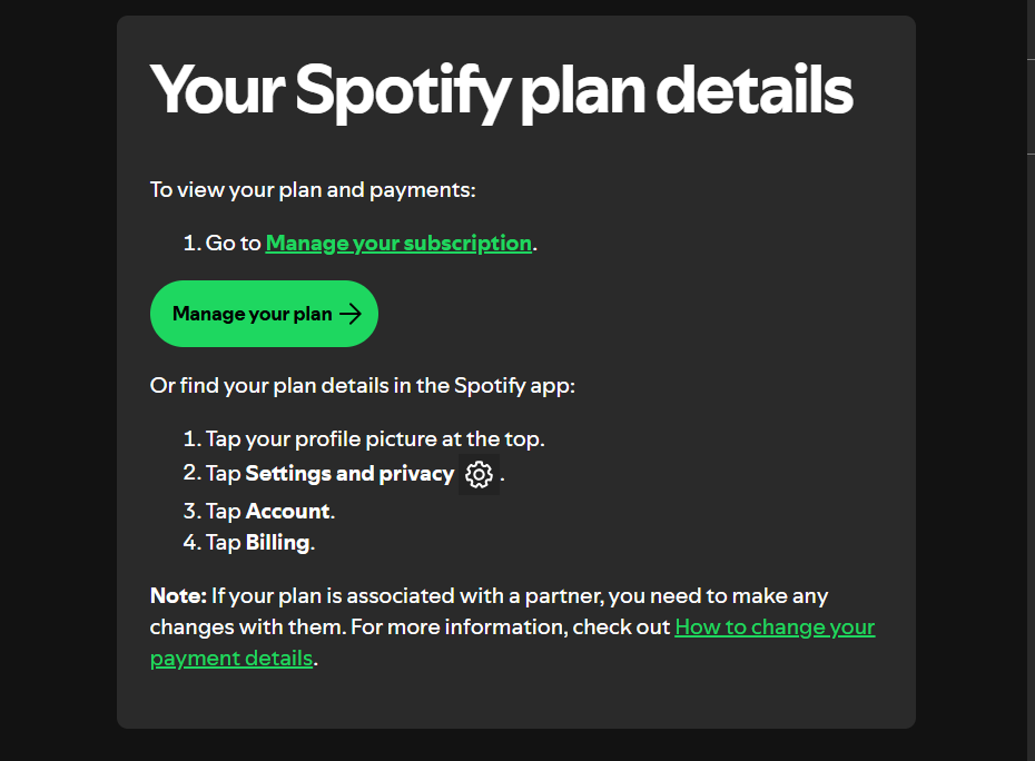 how to cancel spotify premium