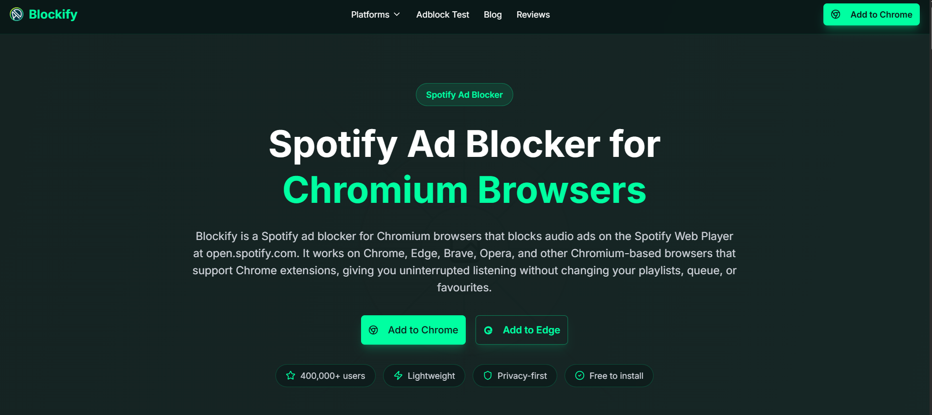 blockify spotify ad blocker