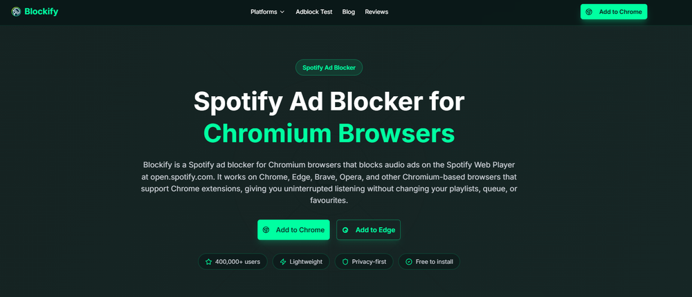 blockify spotify ad blocker