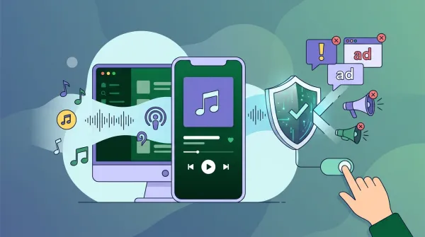 Featured image for How to Block Ads on Spotify